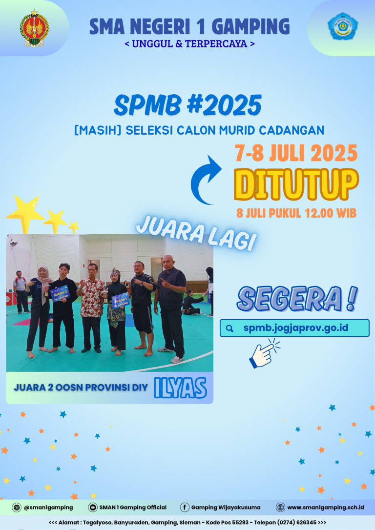 Poster SPMB Sel Cal Mur Cad